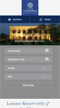 Mobile Screenshot of golkondaresorts.com