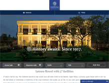 Tablet Screenshot of golkondaresorts.com